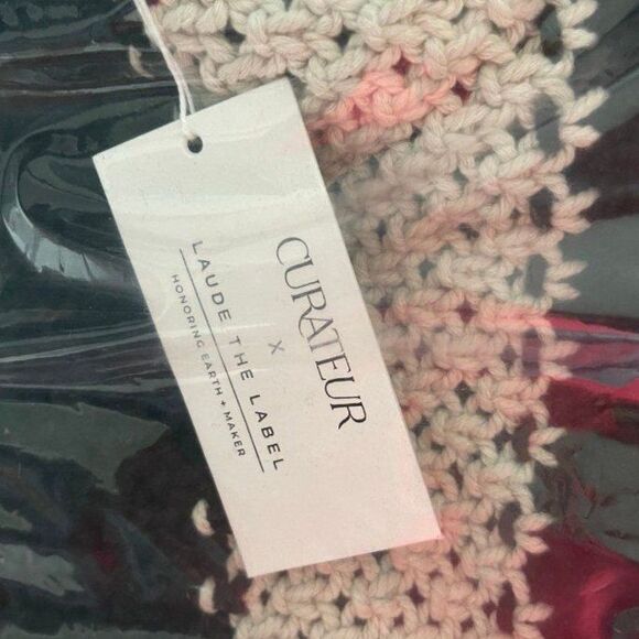 NWT CURATEUR LAUDE THE LABEL GABBY MACRAME BAG - Picture 4 of 4